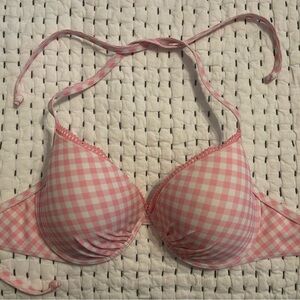 Lascana pink gingham bikini